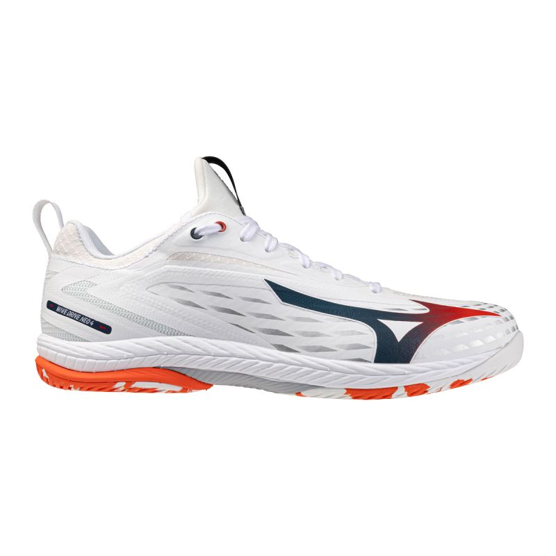 Mizuno Schuh Wave Drive Neo 4 weiß/orange – Bild 9
